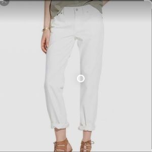 Madewell White  Denim Boy Jean